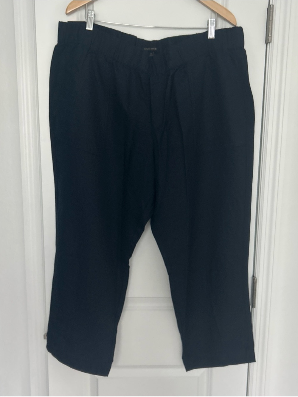 BANANA REPUBLIC Women's Tapered Crop Pants - Navy - XXL - NEW NWT